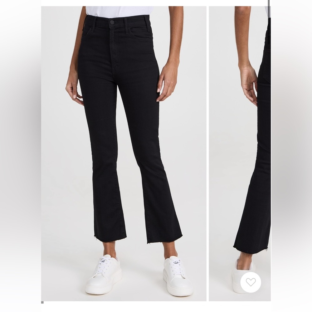 MOTHER hustler ankle fray jeans